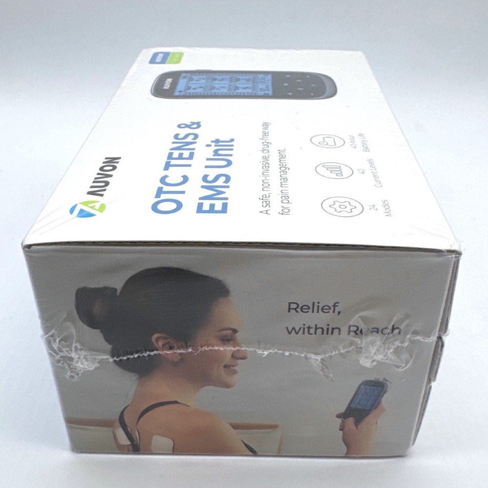 AUVON OTC TENS & EMS Classic Series 24 Modes 40 Levels Pain Relief NEW - Picture 4 of 5
